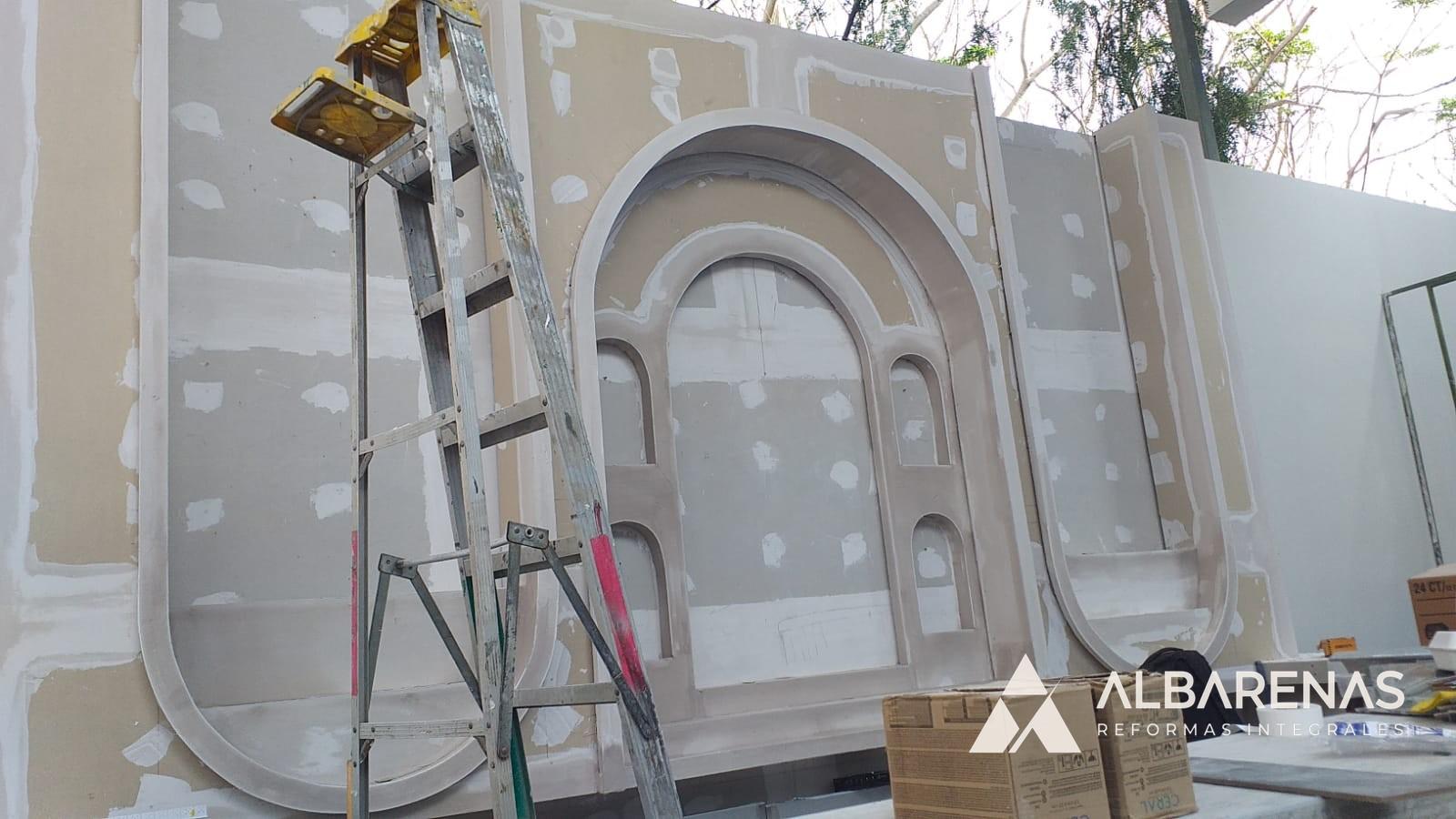 Capilla · detalle de arco terminado